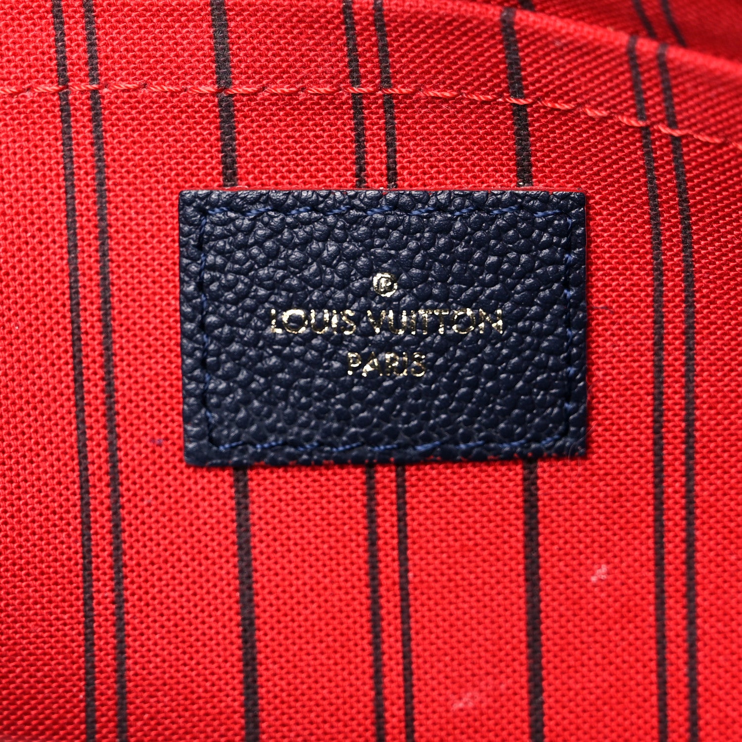 Louis Vuitton Empreinte Montaigne MM Marine Rouge 6 of 20