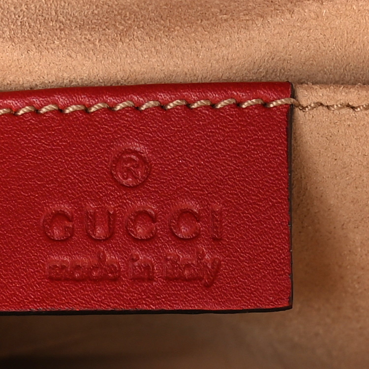 Gucci GG Supreme Monogram Moon Calfskin Small Padlock Shoulder Bag Beige Blue Hibiscus Red Mystic White 6 of 9