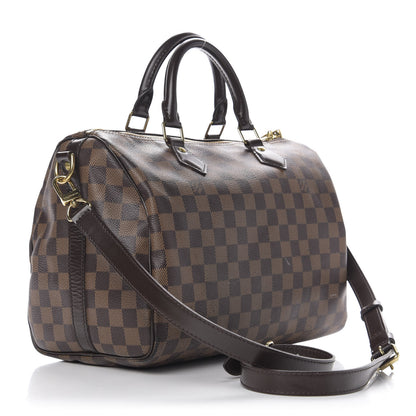 Louis Vuitton Damier Ebene Speedy Bandouliere 30 4 of 15
