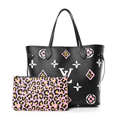 Louis Vuitton Monogram Giant Wild At Heart Neverfull MM Black 1 of 4