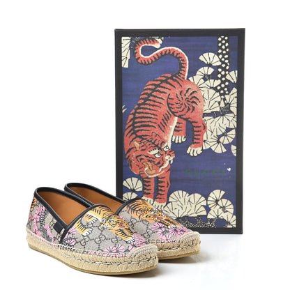 Gucci GG Supreme Monogram Bengal Espadrilles 38 Beige Pink 8 of 8