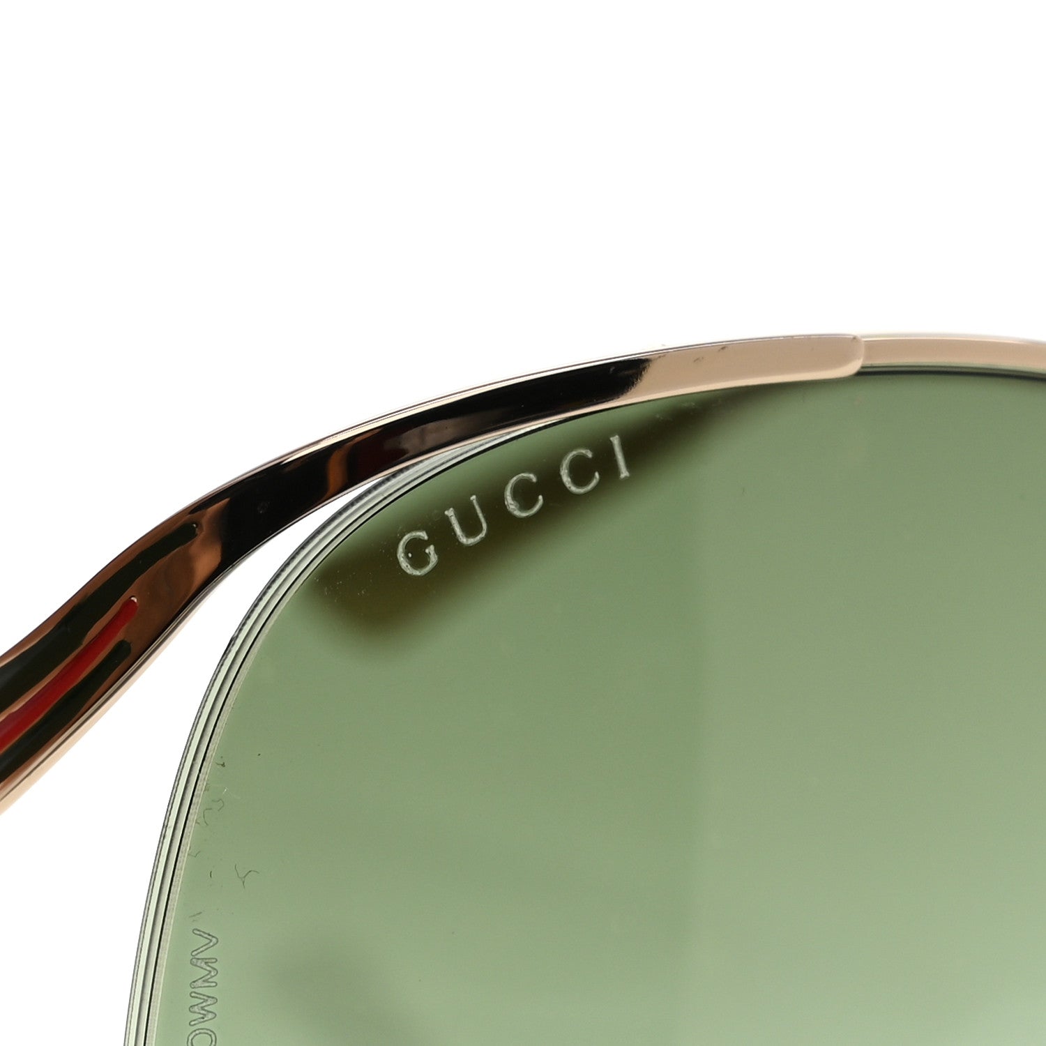 Gucci Metal Oversized Round Frame GG0225S Sunglasses Gold 1769269