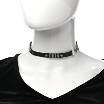 Christian Dior Calfskin Dior Bee Double Necklace Black 2 of 4