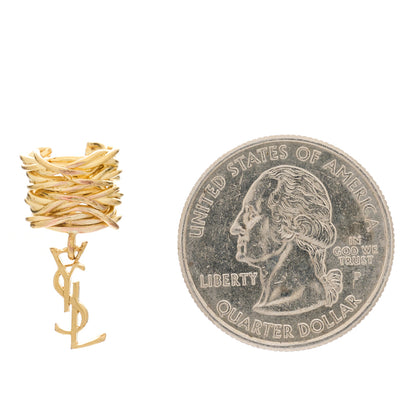 Saint Laurent Ear Cuff Earring Gold 2 of 3