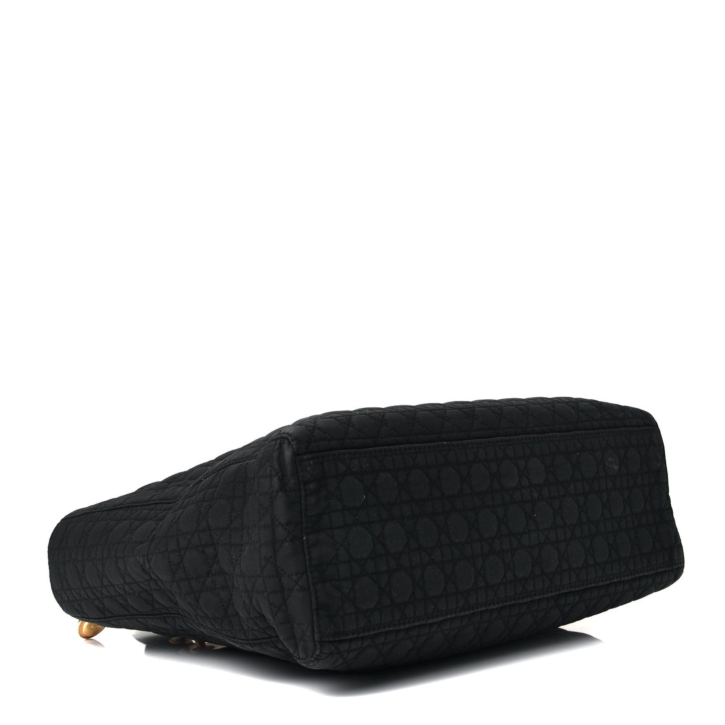 Nylon Cannage Large Lady Dior Black