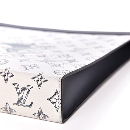 Louis Vuitton Savane Monogram Chapman Pochette Voyage GM Dune 7 of 8