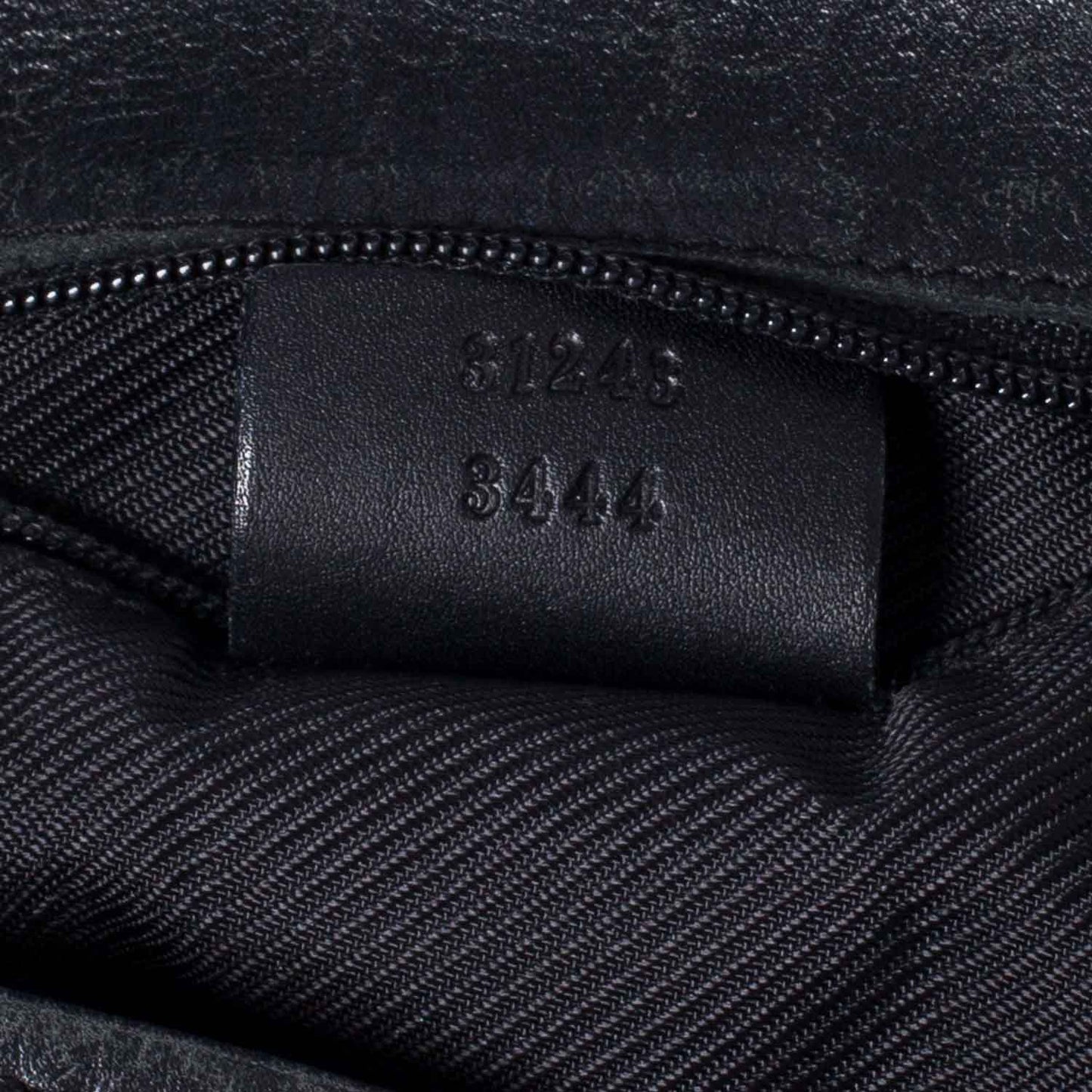 Monogram Large Bucket Tote Black