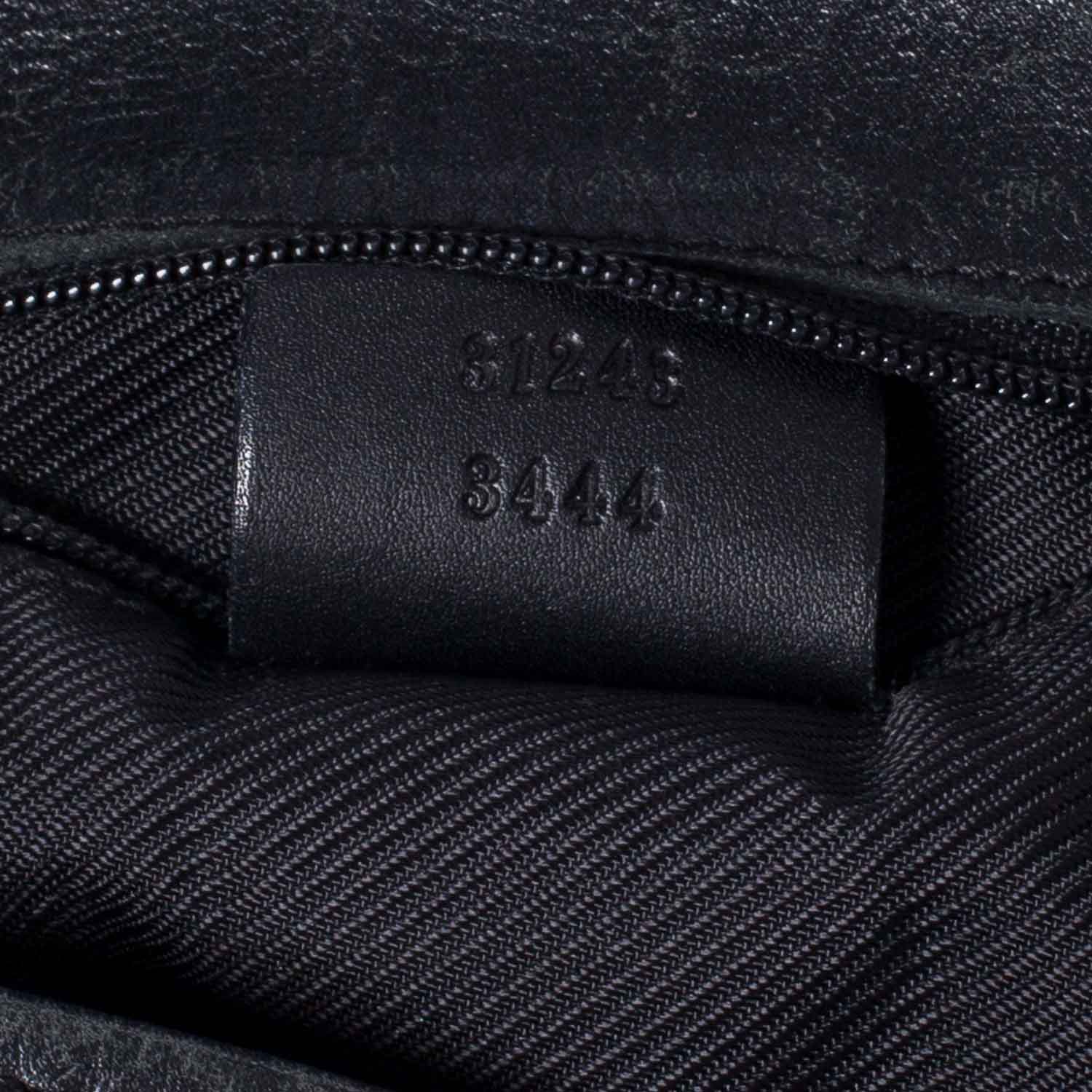 Gucci Monogram Large Bucket Tote Black 9 of 11