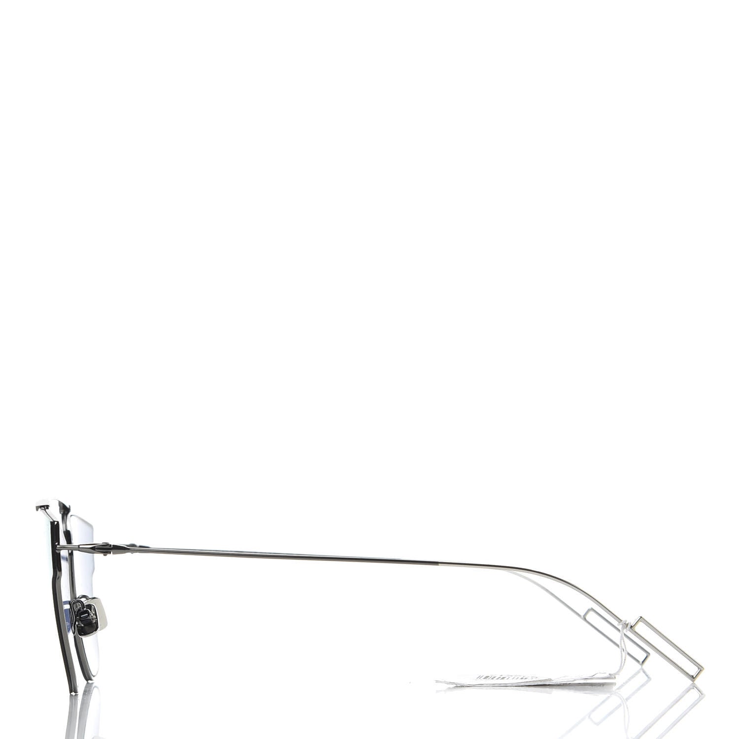 Christian Dior HOMME Metal Mirrored Geometric Sunglasses Palladium 3 of 8