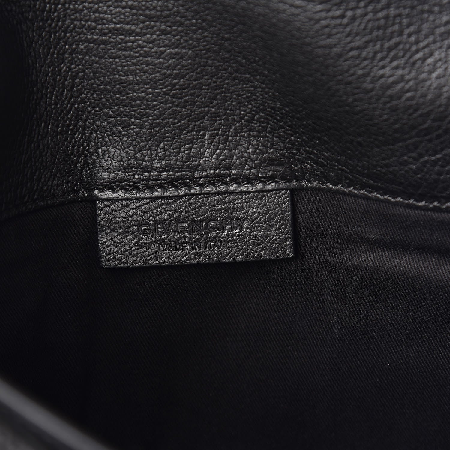 Givenchy Sugar Goatskin Medium Antigona Envelope Clutch Black 6 of 7