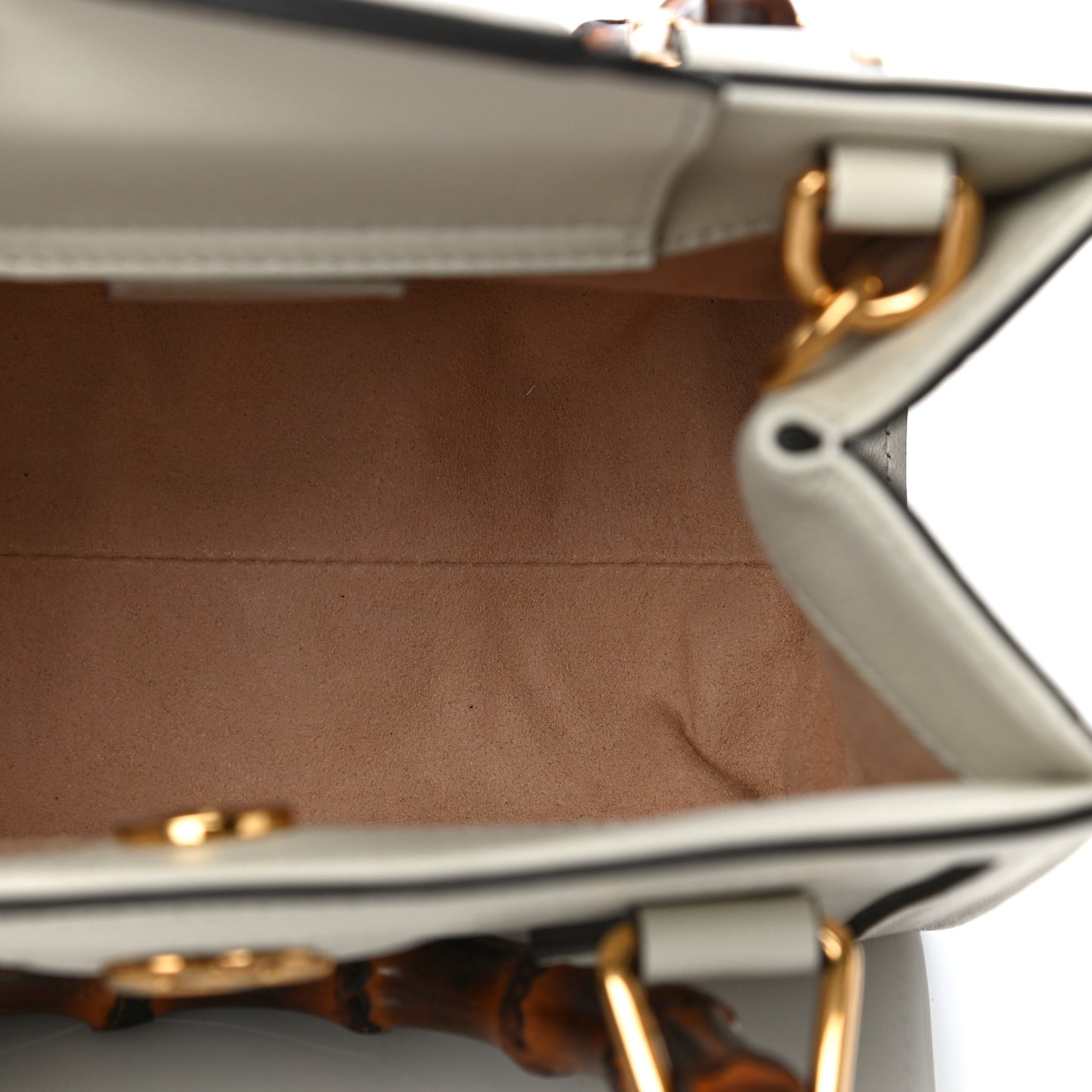 Wonka Grain Calfskin Mini Diana Tote Bag Mystic White Orange Fluo