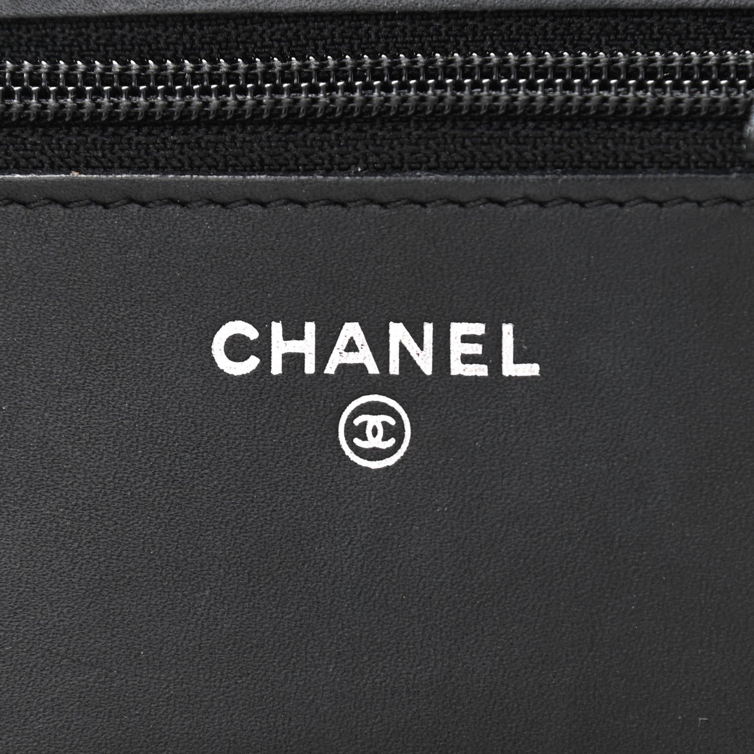 Chanel Distressed Patent Calfskin Quilted Reissue Wallet On Chain WOC Black 6 of 13