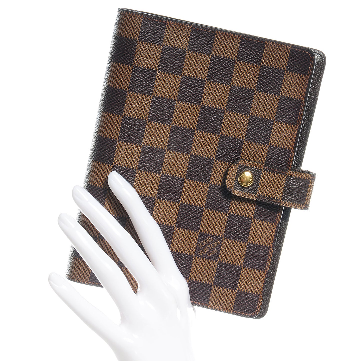 Damier Ebene Medium Ring Agenda
