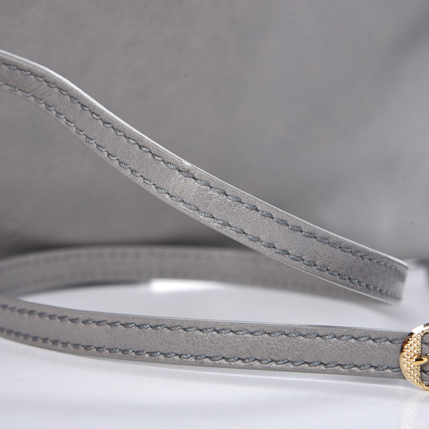 Balenciaga Agneau Giant 12 Gold Hardware Envelope Strap Clutch Gris Pyrite 9 of 15
