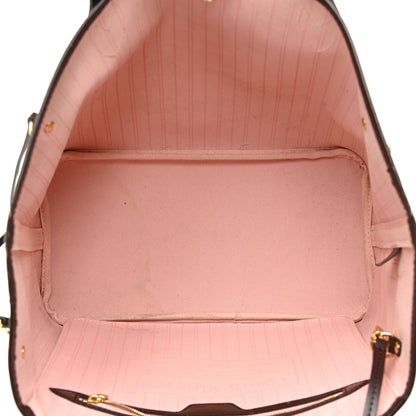 Louis Vuitton Damier Ebene Neo Neverfull MM Rose Ballerine 6 of 23