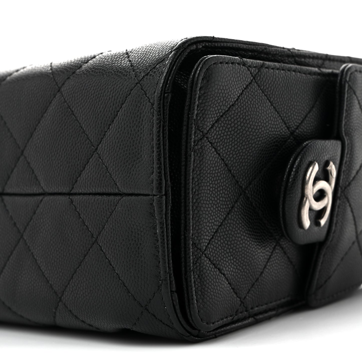 Caviar Quilted Mini Chanel 25 Handbag Black