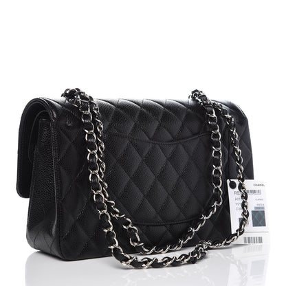 Chanel Caviar Quilted Medium Double Flap Black 3 of 8