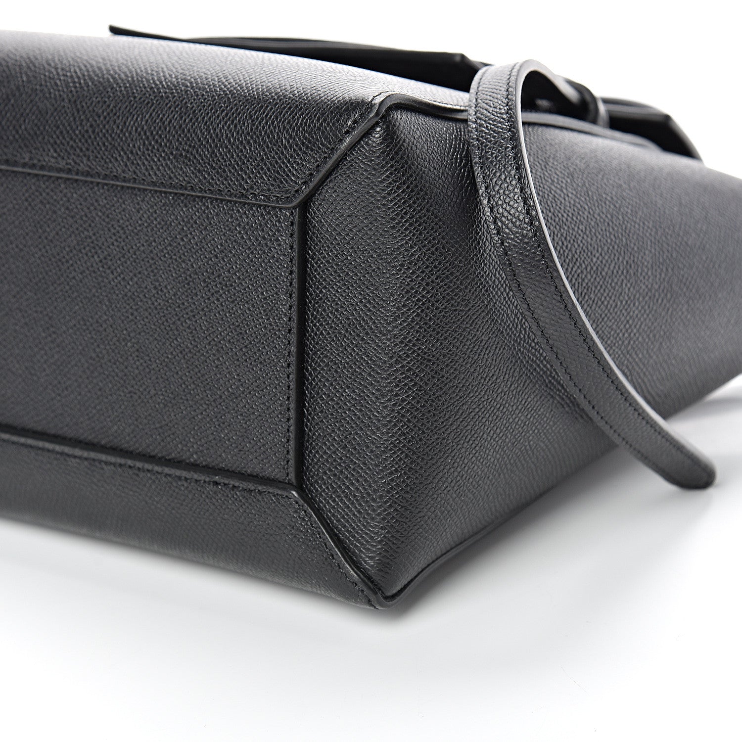 Celine Grained Calfskin Micro Belt Bag Black 10 of 10