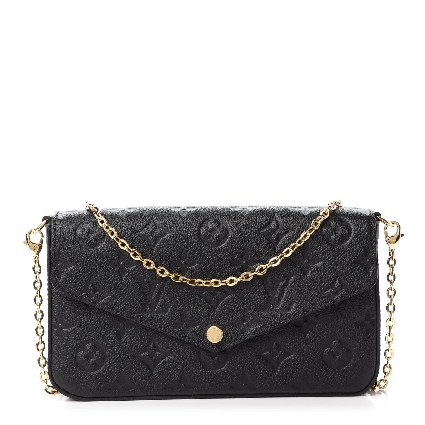 Empreinte Pochette Felicie Chain Wallet Black