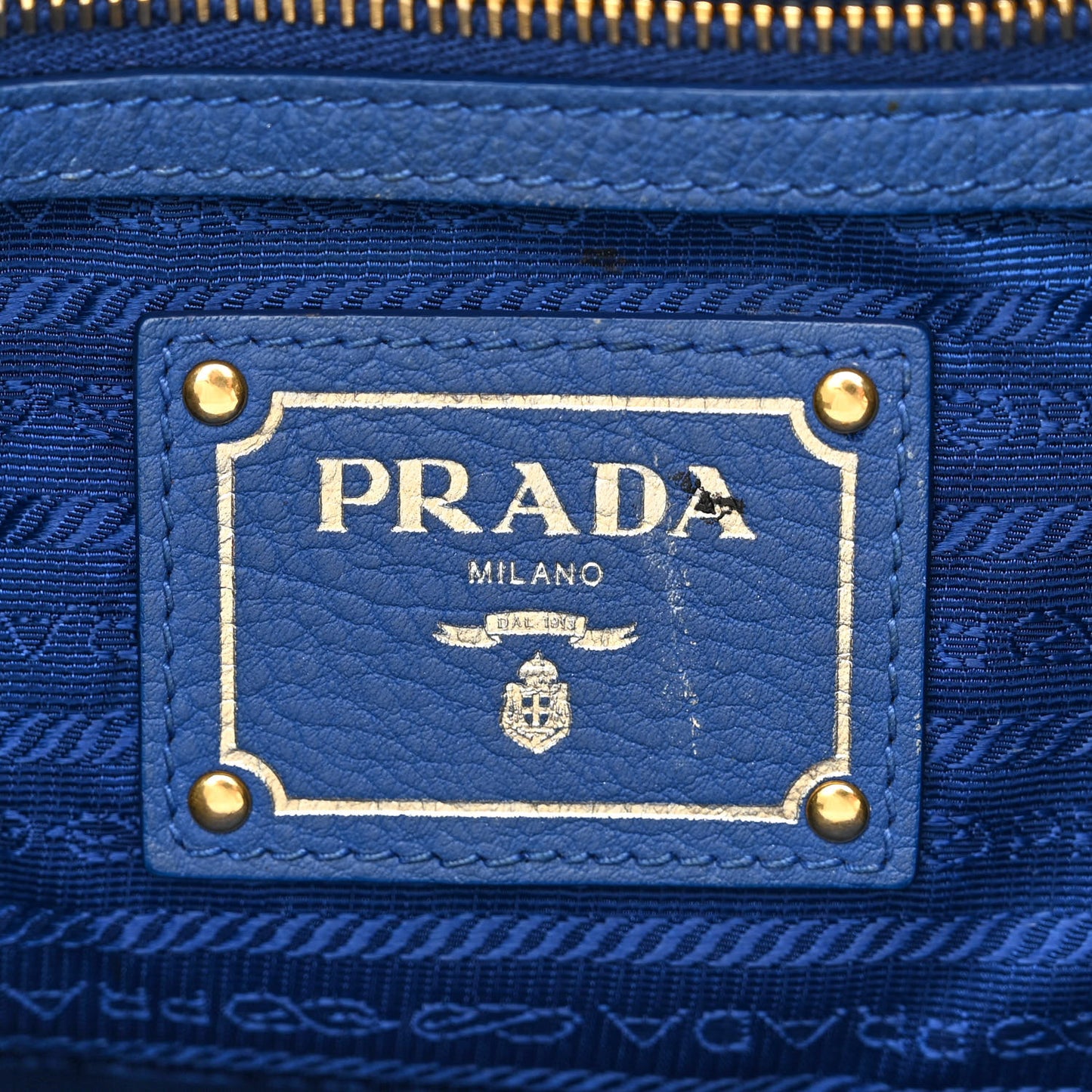 Vitello Daino Side Pocket Hobo Azzurro