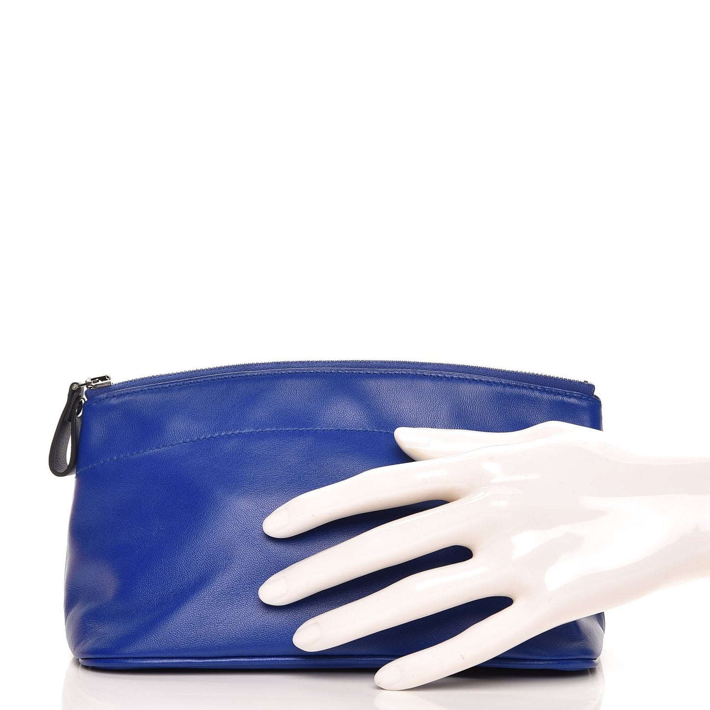 Lambskin Tohubohu Pouch PM Bleu Electrique Bleu Saphir