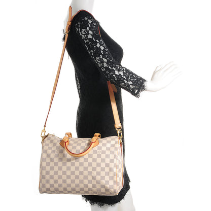 Louis Vuitton Damier Azur Speedy Bandouliere 30 2 of 8