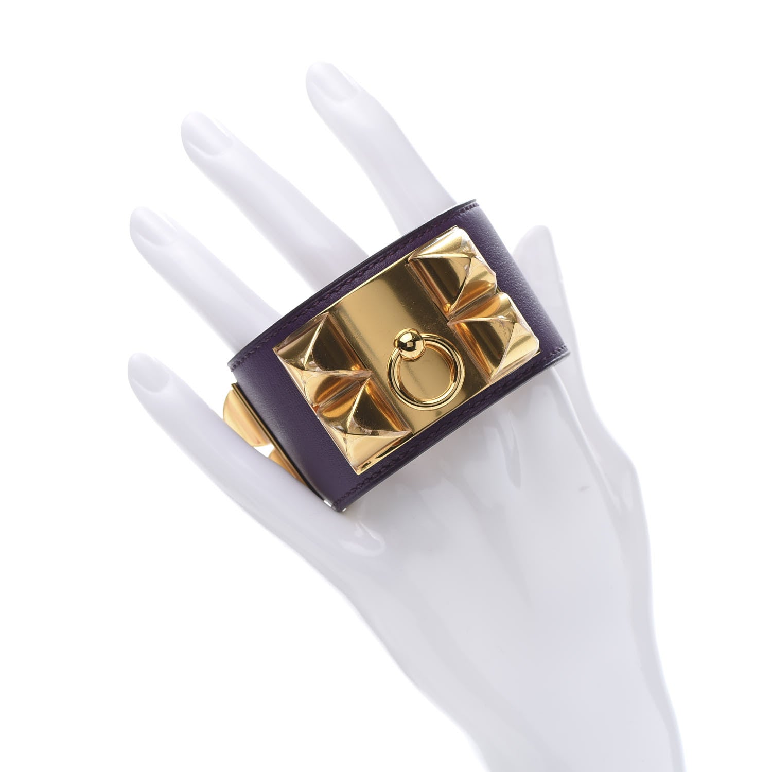 Hermes Swift Collier de Chien CDC Bracelet S Ultra Violet 2 of 9