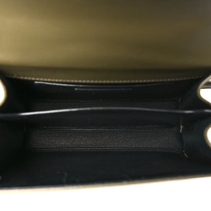 Saint Laurent Grain de Poudre Mini Classic Monogram Cassandra Top Handle Olive 5 of 10
