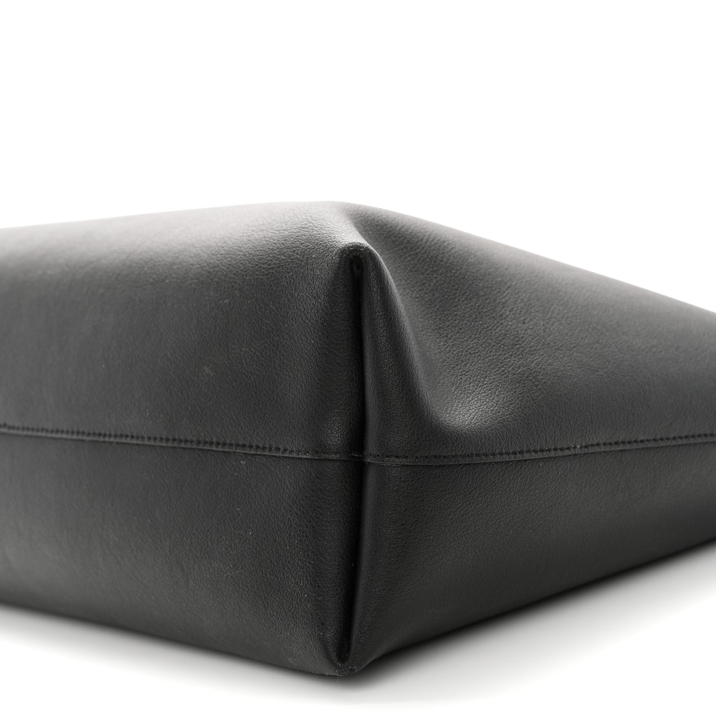 Calfskin Large Shopping Tote Black