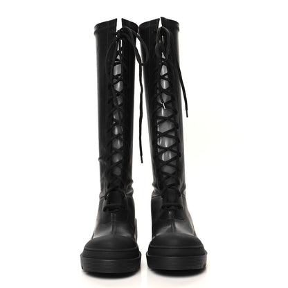 Christian Dior Nappa Stretch Dior Arcade High Boots 38.5 Black 2 of 7