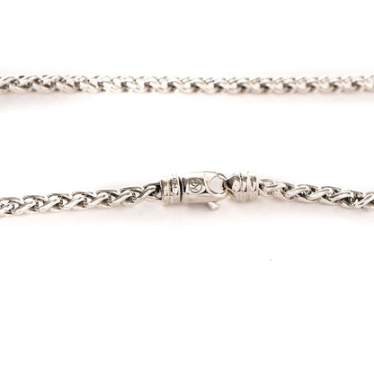 David Yurman Sterling Silver 4mm Wheat Chain Necklace 4 of 5
