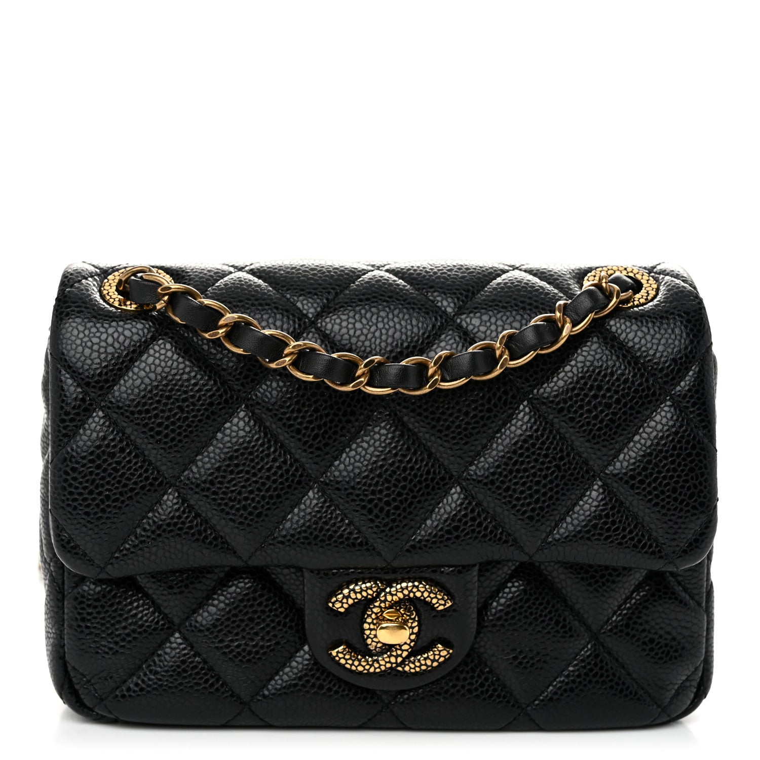 Chanel Grained Lambskin Quilted Mini Flap Black 1 of 11