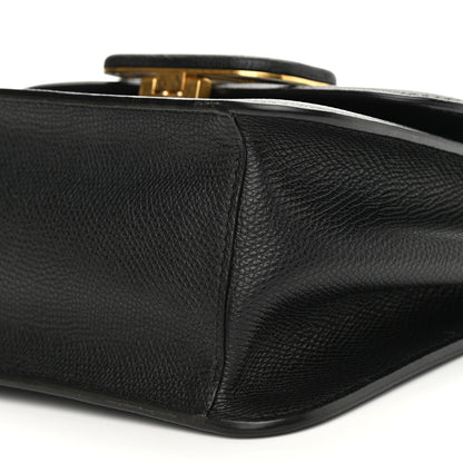 Valentino Garavani Grainy Calfskin Small VSling Shoulder Bag Black 9 of 9