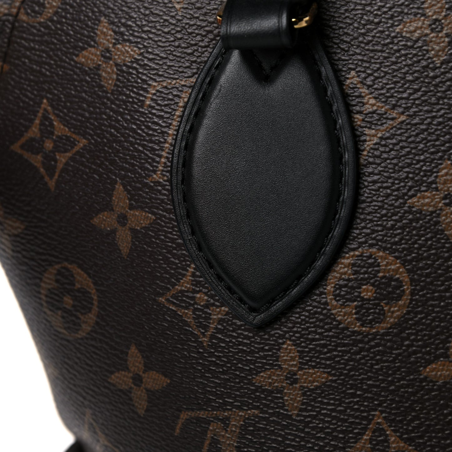 Monogram Flower Zipped Tote PM Black