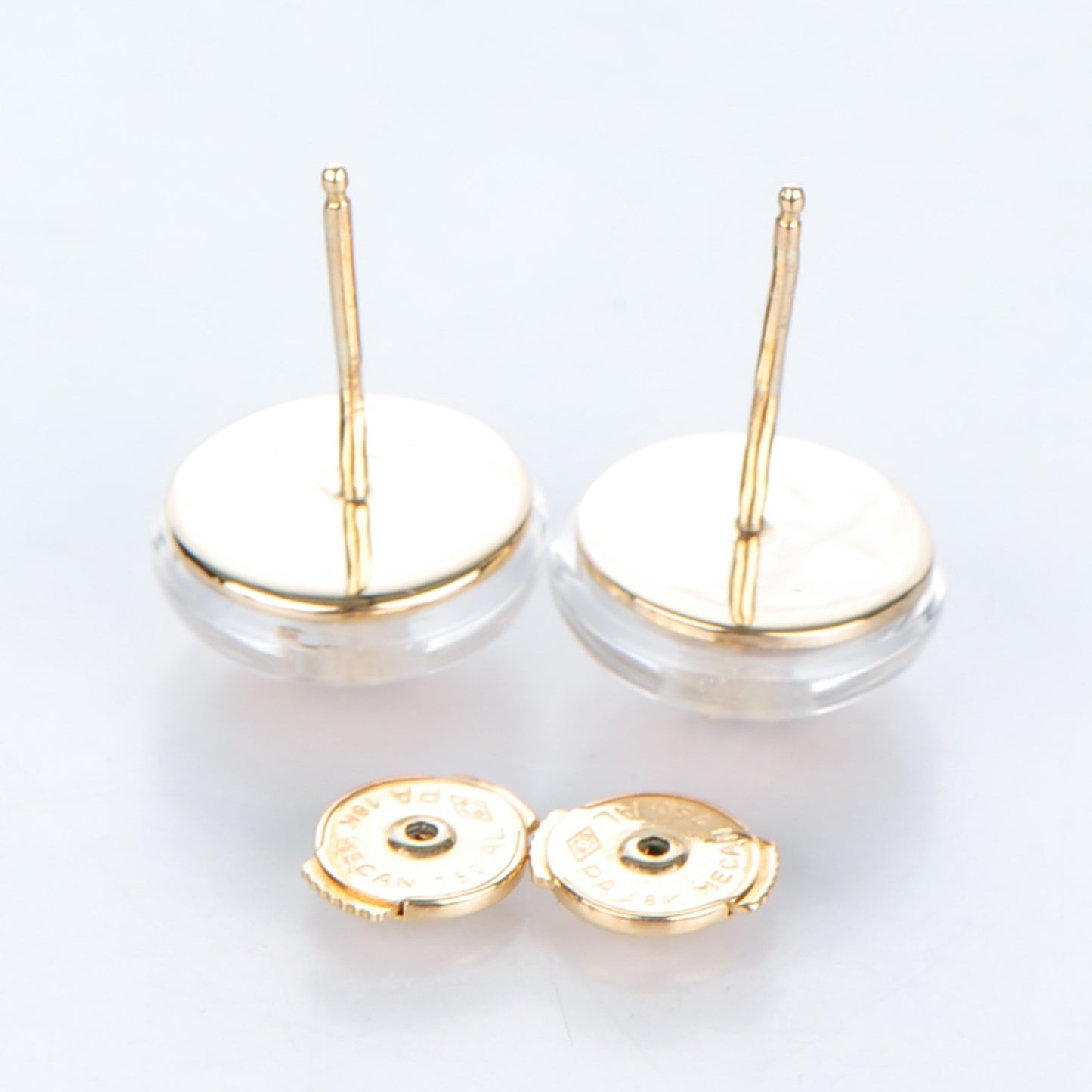 18K Yellow Gold Diamond Comete Earrings