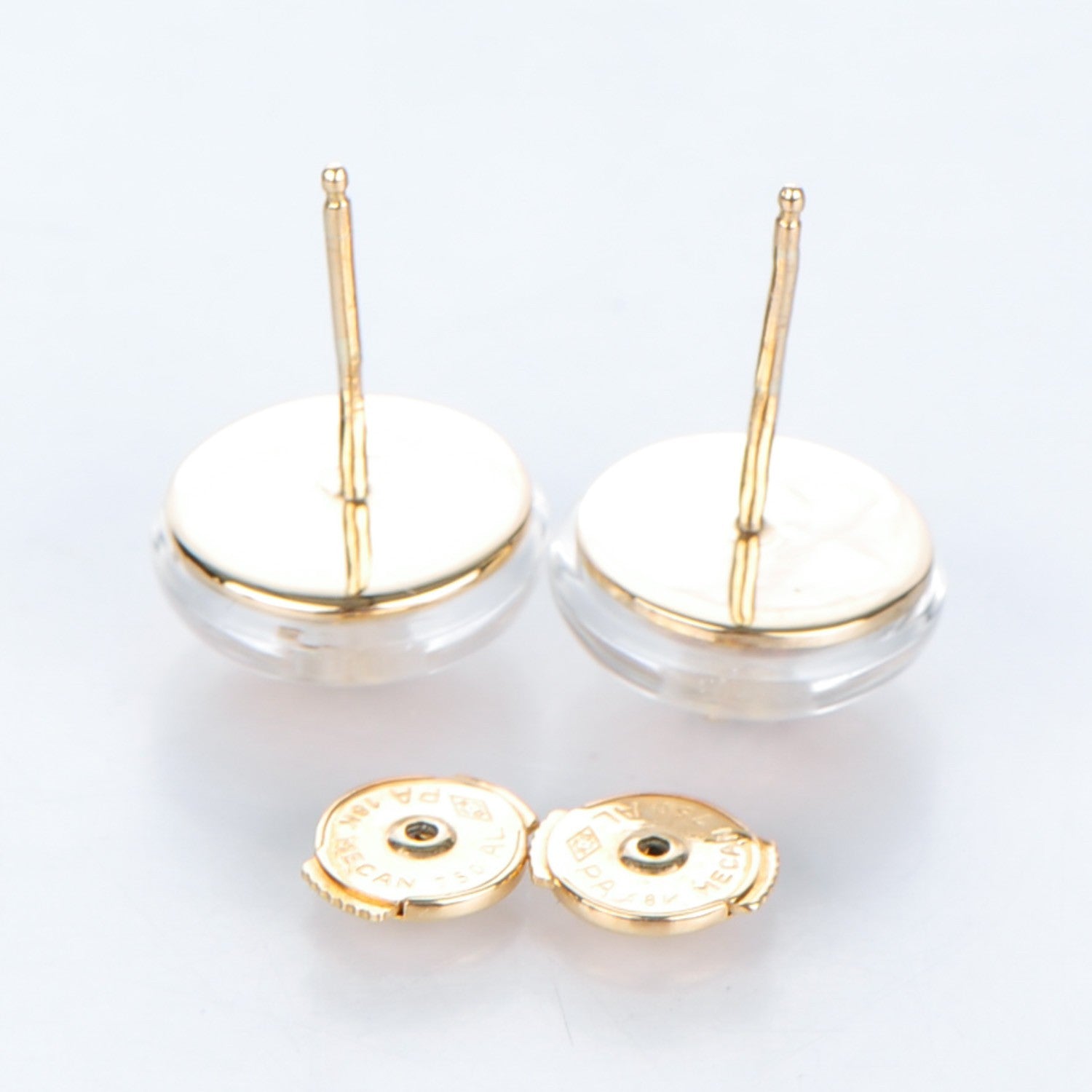Chanel 18K Yellow Gold Diamond Comete Earrings 3 of 5