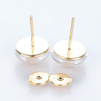 Chanel 18K Yellow Gold Diamond Comete Earrings 3 of 5
