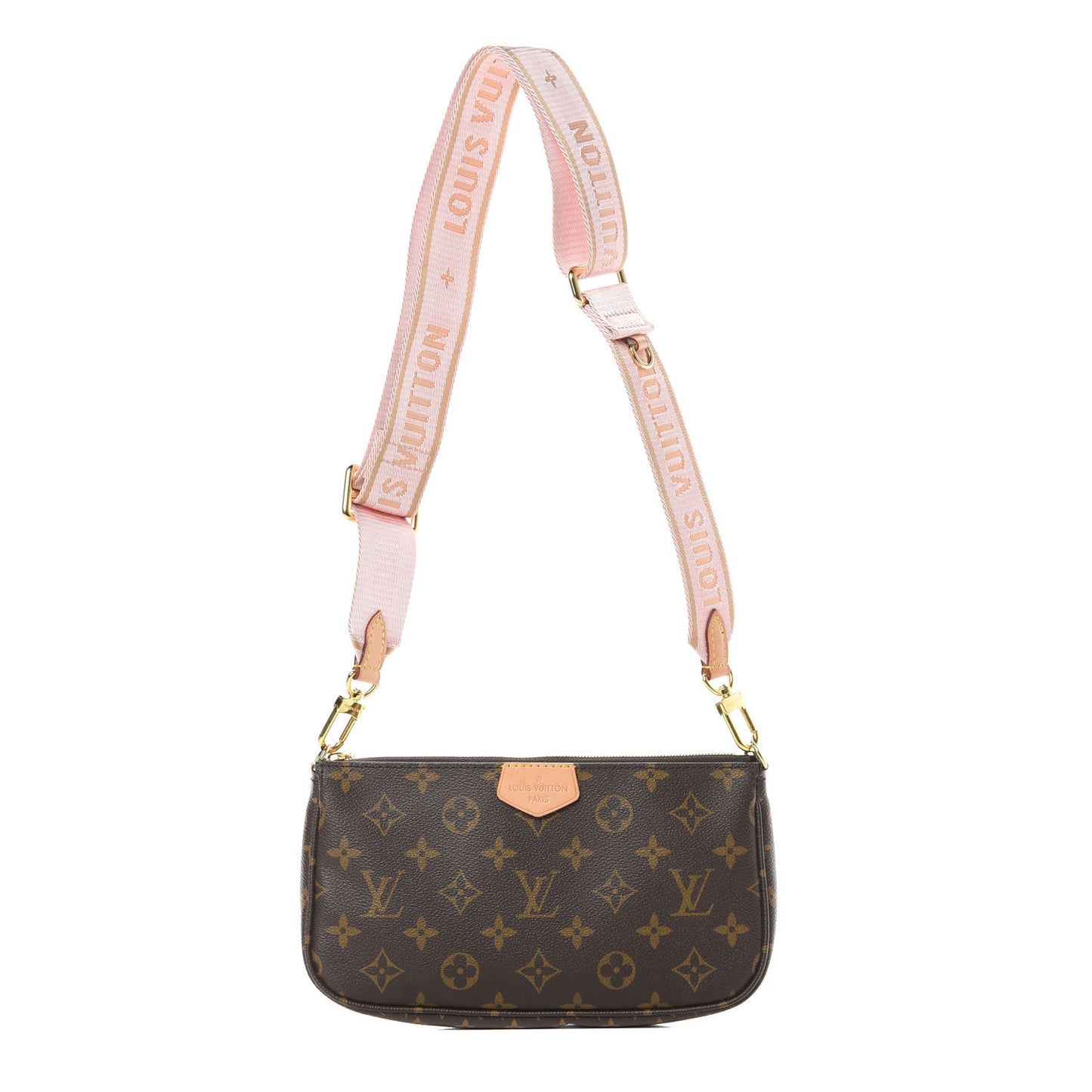 Monogram Multi Pochette Accessories Large Pochette Rose Clair