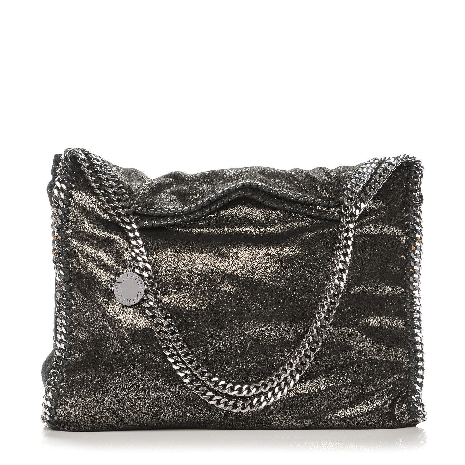 Stella McCartney Shaggy Deer Big Falabella Tote Black 1 of 7