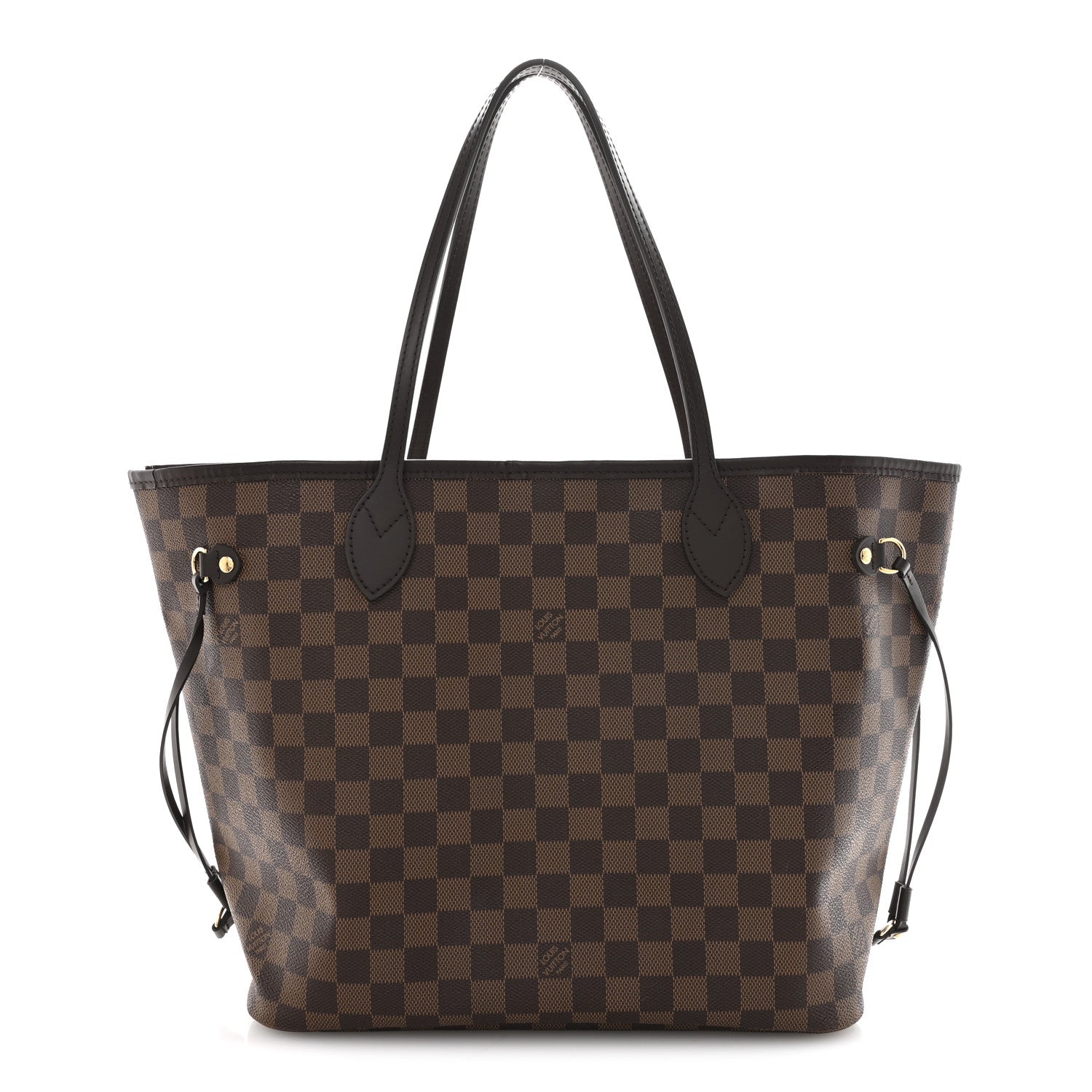 Louis Vuitton Damier Ebene Neo Neverfull MM Rose Ballerine 1 of 16