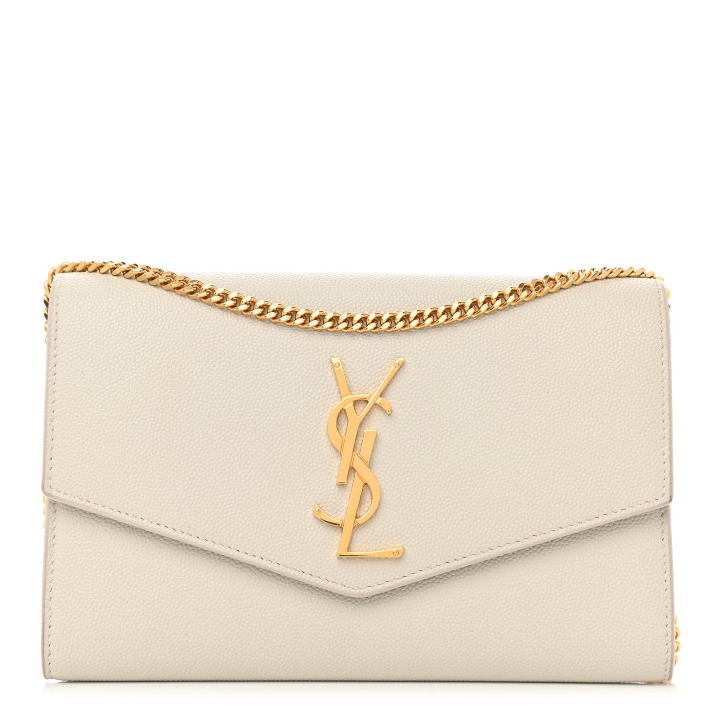 Grain De Poudre Monogram Uptown Chain Wallet Crema Soft