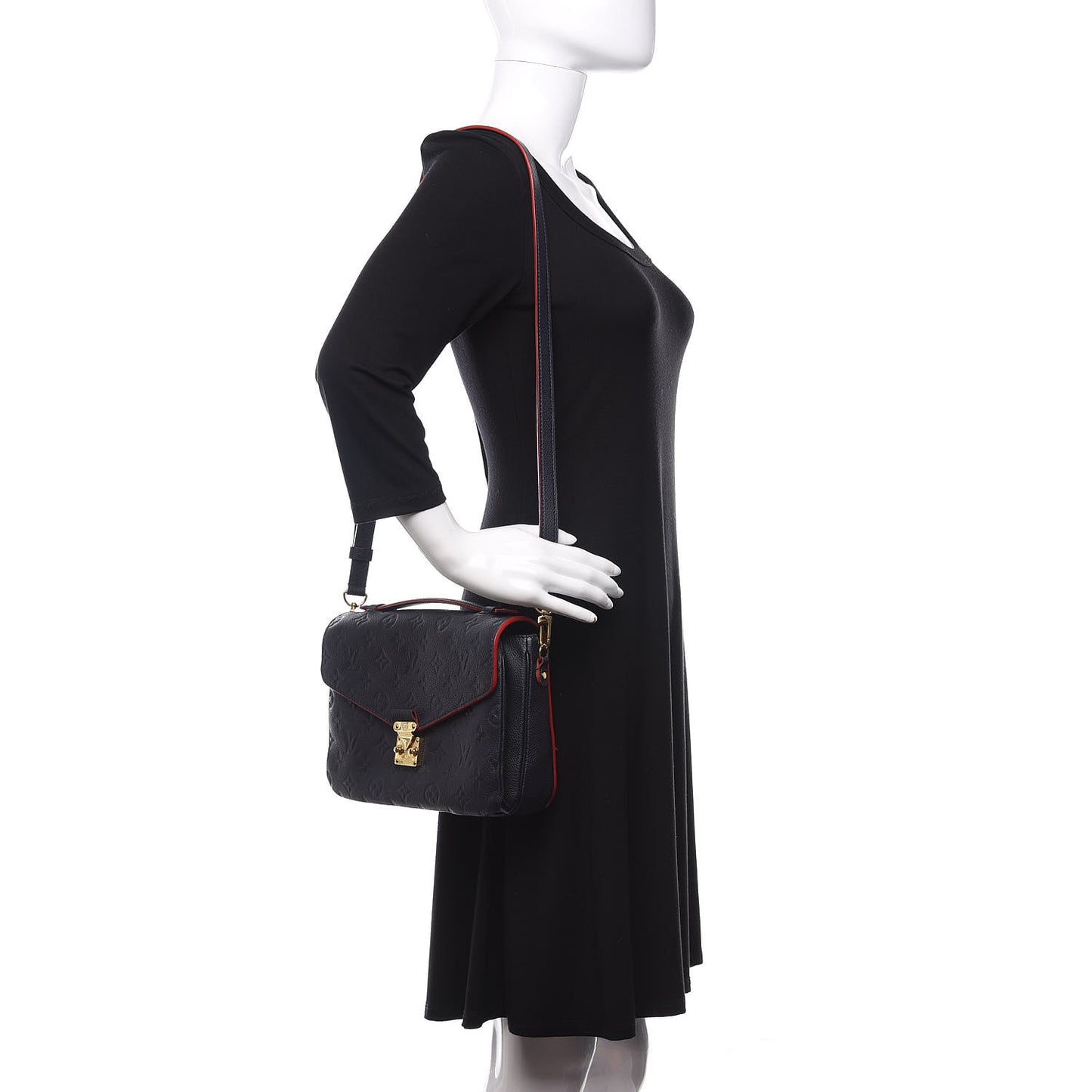 Empreinte Pochette Metis Marine Rouge