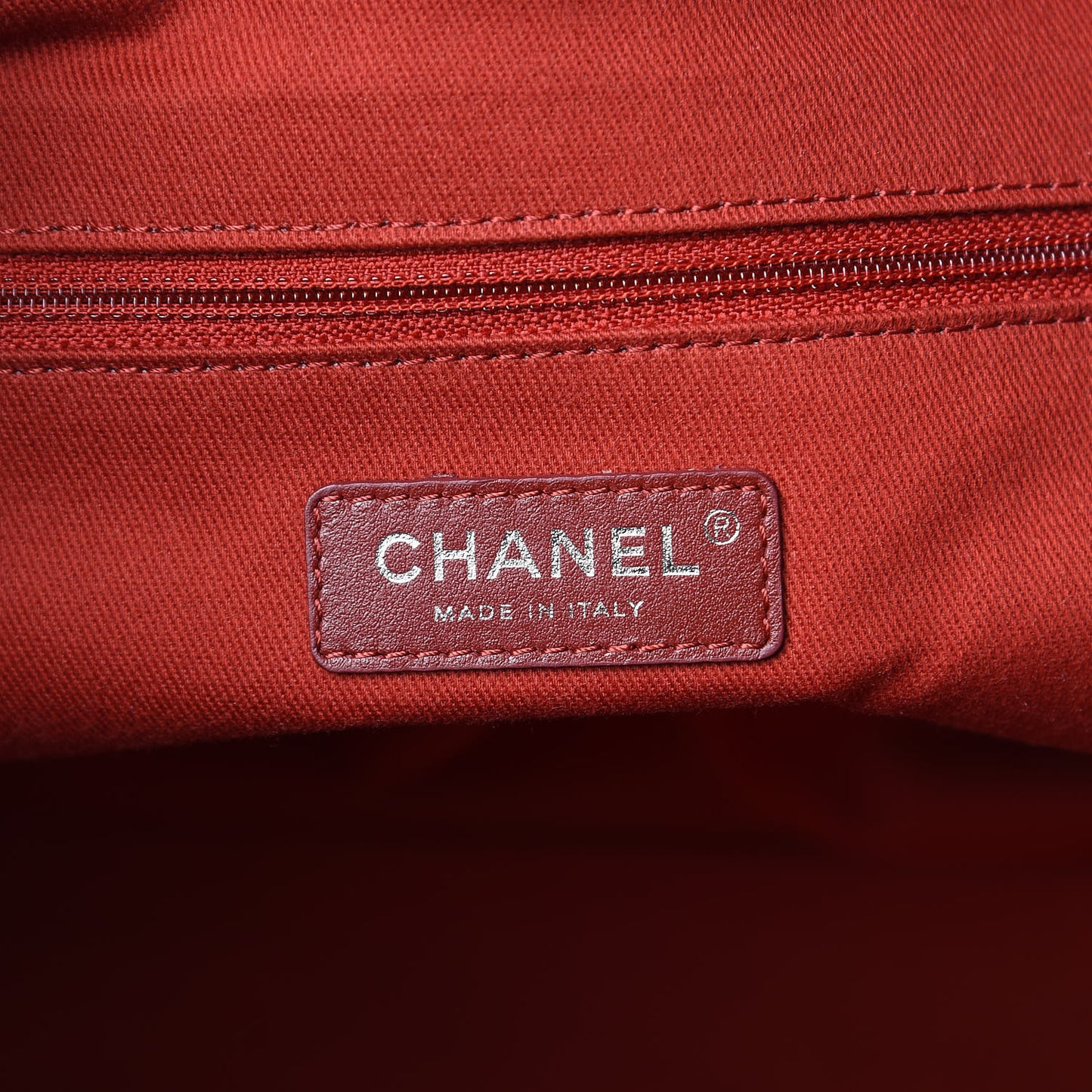 Lurex Boucle Large Deauville Tote Red