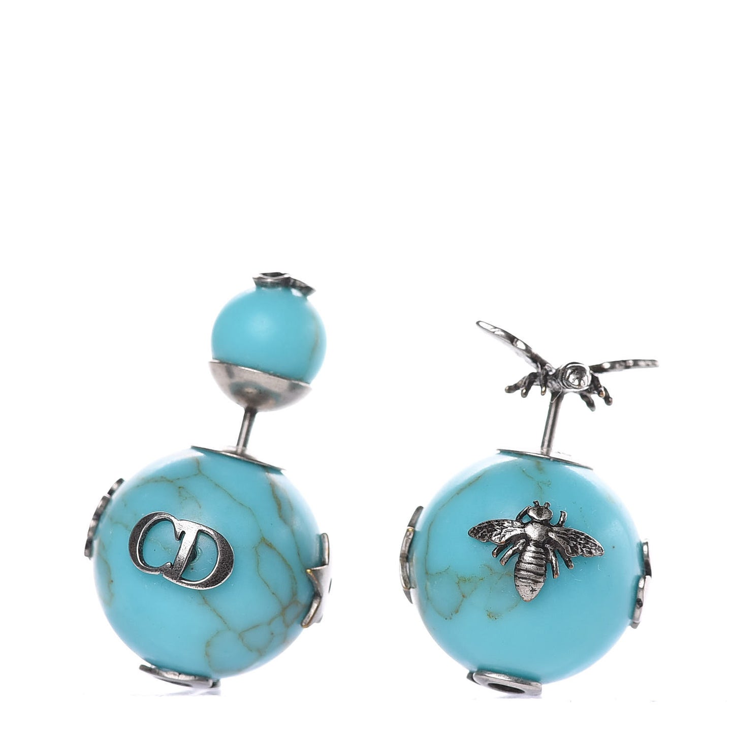 Mise En Dior Tribal Earrings Turquoise