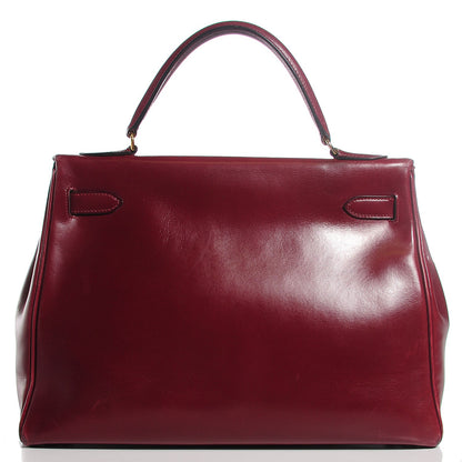 Hermes Box Kelly Retourne 32 Rouge H 4 of 23