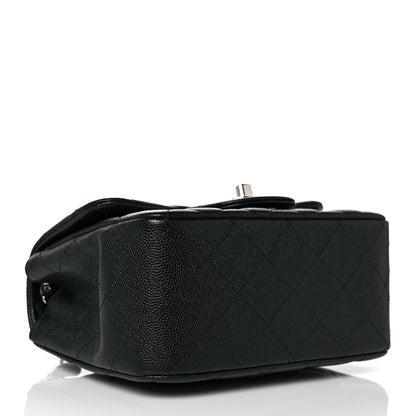 Chanel Caviar Quilted Mini Square Flap Black 4 of 10
