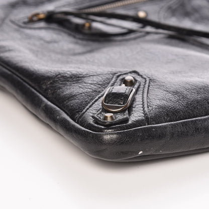 Balenciaga Agneau Classic Hardware Flat Crossbody Black 10 of 11