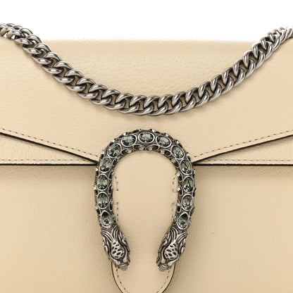 Gucci Textured Calfskin Crystal Small Dionysus Shoulder Bag Mystic White 9 of 11