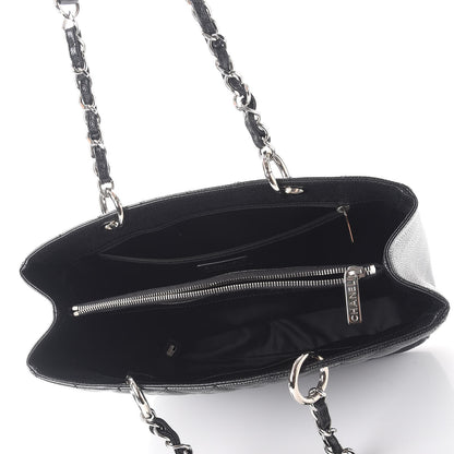 Chanel Caviar Quilted Grand Shopping Tote GST Black 5 of 9