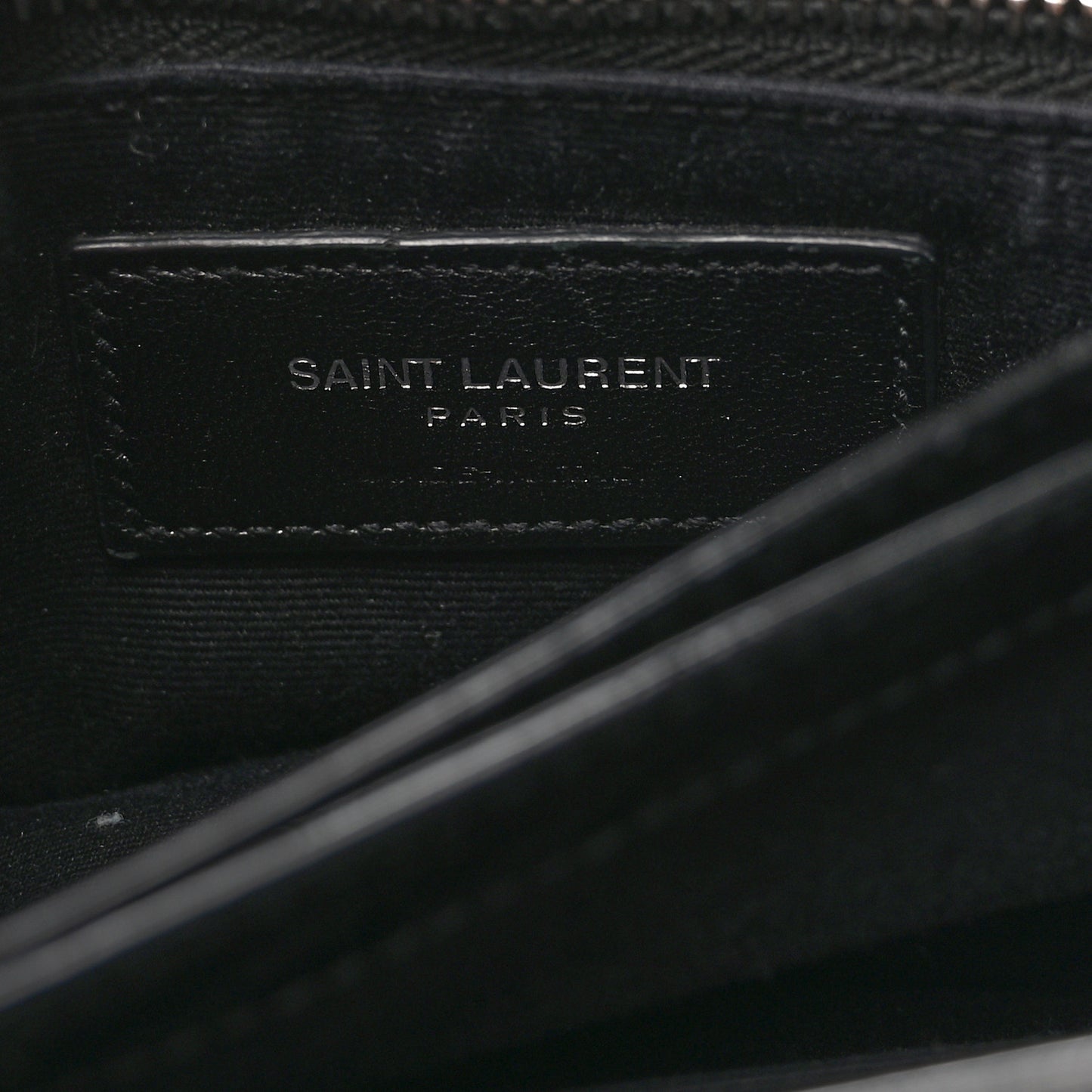 Patent Y Quilted Monogram Toy Loulou Crossbody Bag Black